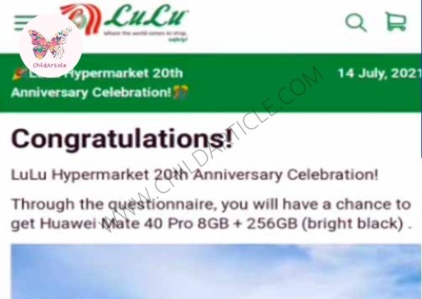 Lulu Hypermarket 20th Anniversary Celebration Link Reality | ChildArticle