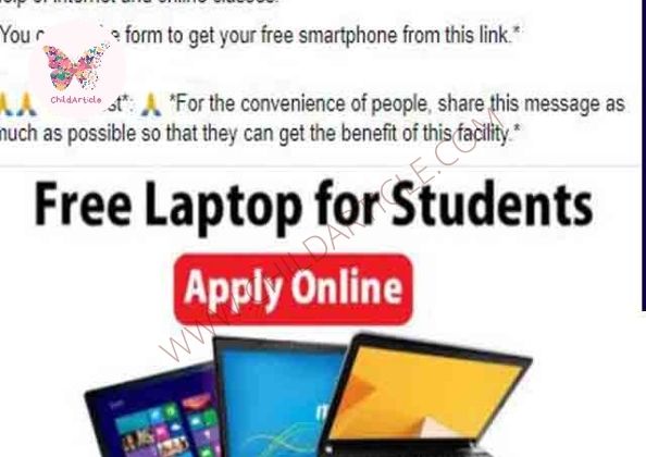 Free Laptop for Students Link Real or Fake | ChildArticle